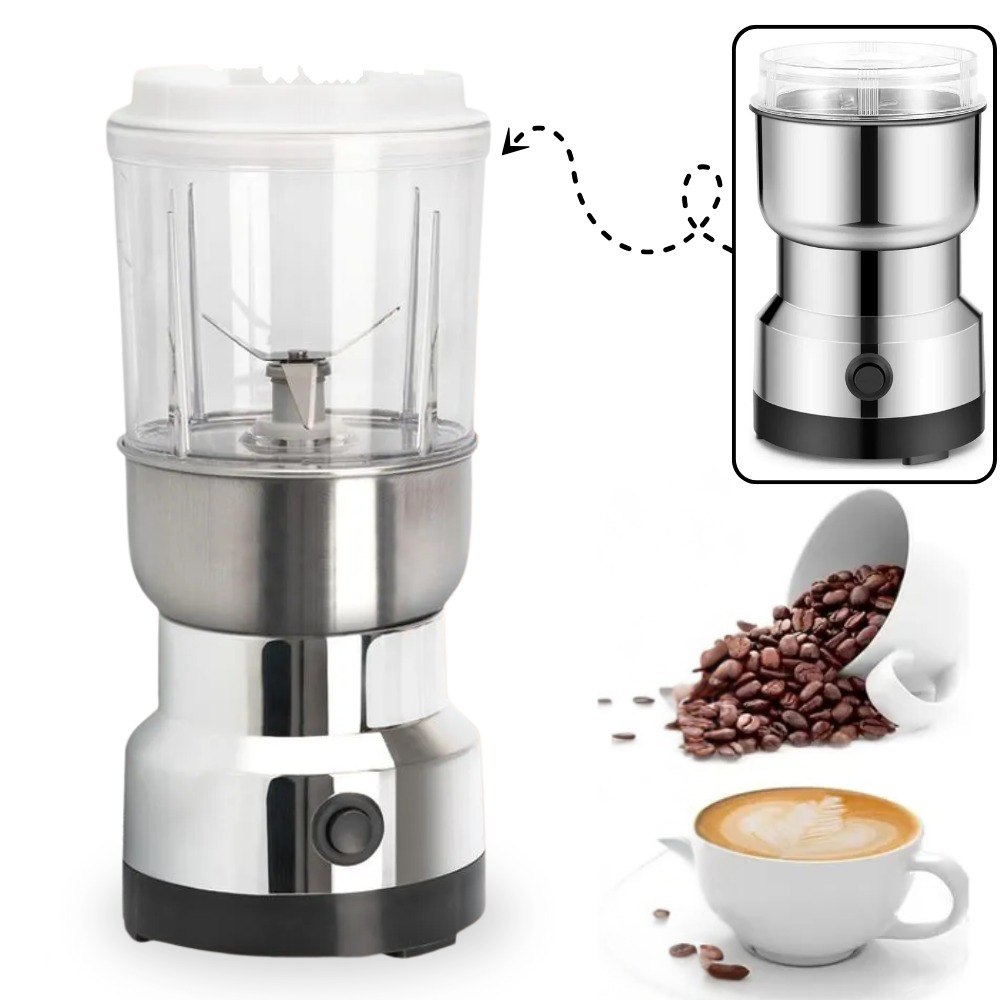 Molino De Cafe Electrico 4 Aspas 2 En 1