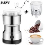 Molino De Cafe Electrico 4 Aspas 2 En 1